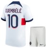 Conjunto (Camiseta+Pantalón Corto) Paris Saint-Germain Dembele 10 Segunda Equipación 23-24 - Niño